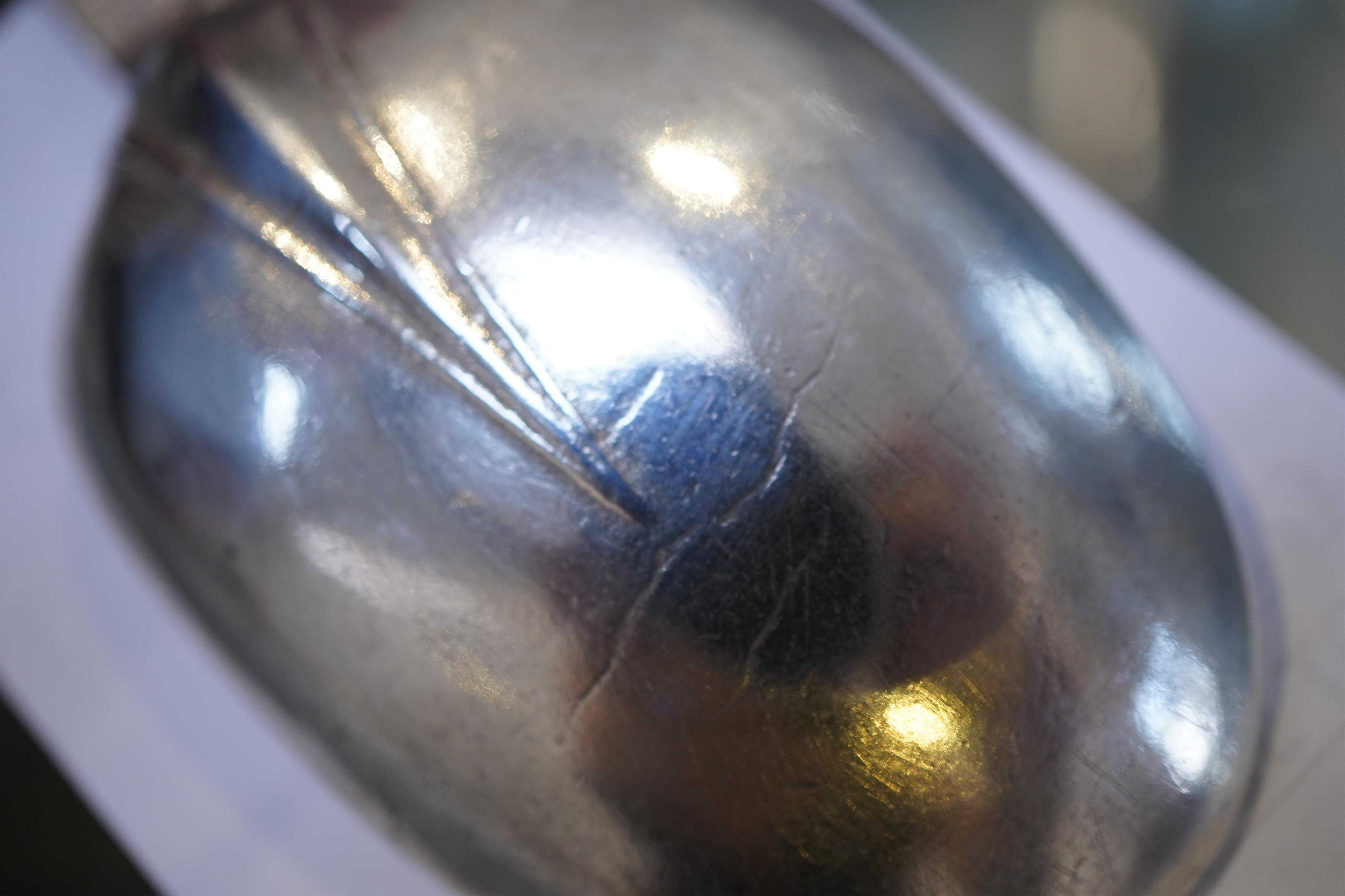 A rare late Charles II provincial silver trefid spoon, by Nathaniel Bullen, Chester, circa 1680
